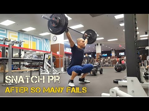 Snatch PR after so many fails @ItsMeFrancis