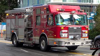 Burnaby Fire Department - Engine 21 Responding