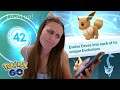 I WASN'T READY! CURSED BY EEVEE on my Grind to LVL 42! Pokémon GO