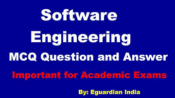 Software Engineering MCQ Question and Answer | Software Engineering MCQ Question Bank