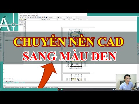 Video Chuyển nền cad sang màu đen trong model và layout cực... - youtube
