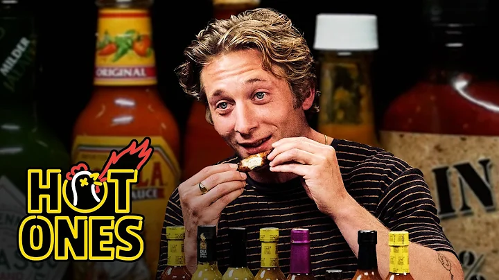 Jeremy Allen White Embraces Chaos While Eating Spicy Wings | Hot Ones