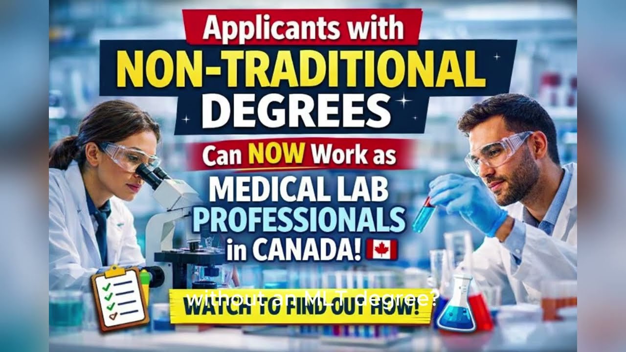 Think your BSc, MSc, or PhD can’t get you into medical labs in Canada? 🇨🇦🧪Think again.