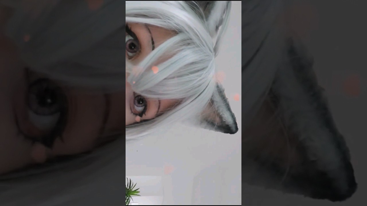 Realistic Cat Ears EASY DIY #nekomimi #cosplay #diy #shorts