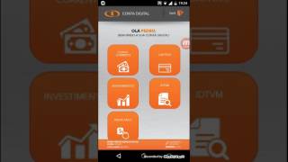 Banco Intermedium - Interface do aplicativo