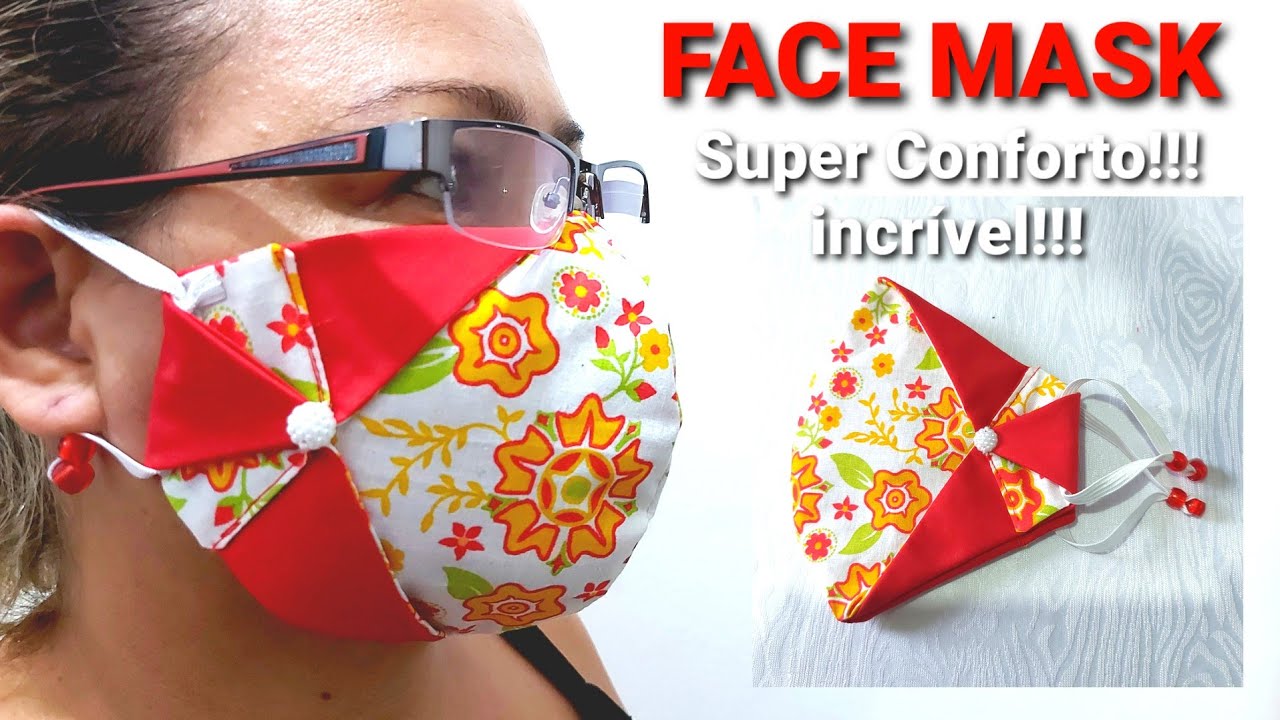 FACE MASK🔥 A MÁSCARA QUE VOCÊ ESPERAVA 2021🔥🔥🔥 BELISSIMA E CONFORTÁVEL. INCRÍVEL!!!