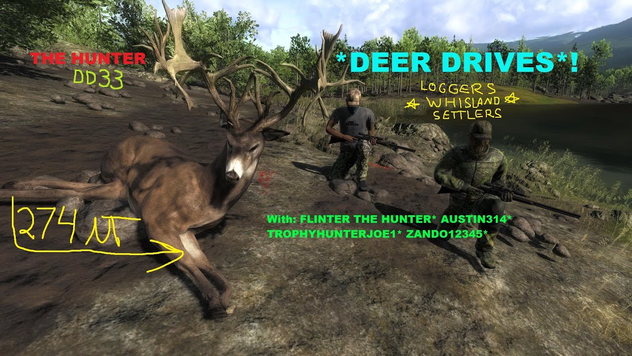 THE HUNTER DD33 "DEER DRIVES' Including a 200+ NT Whitetail Buck
