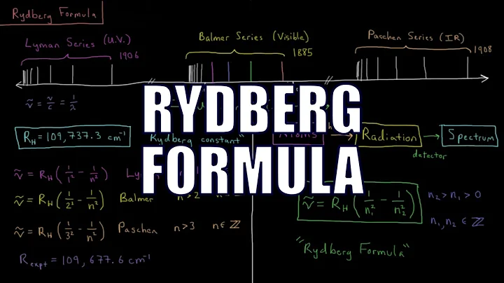 Quantum Chemistry 1.3 - Rydberg Formula