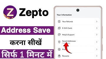 Zepto Me Address Kaise Dale | How To Add Address In Zepto