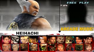 HEIHACHI Mishima _ Ultimate Attack in Tekken 3 ( Arcade Mode ) Gameplay 2024 | TN6 Gamer