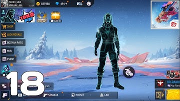 FREE FIRE BATTLEGROUND - gameplay walkthrough - new skin - part 18 (android)