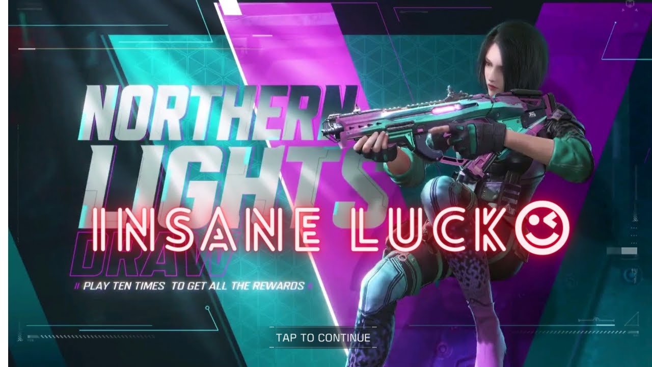 Playing 2 lucky draws In *New "Northern Lights Draw" Insane luck || Call of duty Mobile