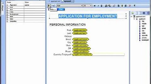 Building PDF Forms in Stylus Studio