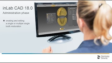 inLab CAD 18.0 Administration phase single tooth