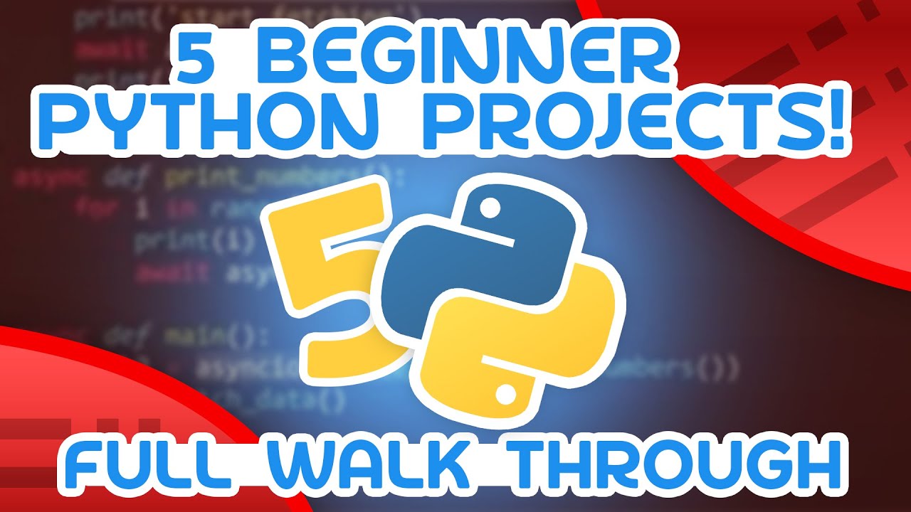 5 Mini Python Projects For Beginners