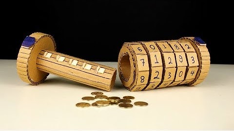 How to Make a Cardboard Safe with Combination Lock