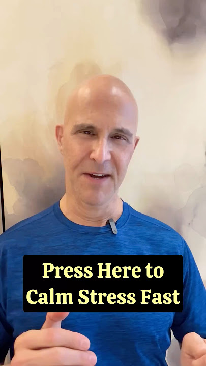 Press Here to Calm Stress Fast!  #drmandell #health #healing #stress