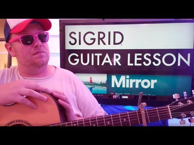 How To Play Mirror Guitar Sigrid // easy guitar tutorial beginner lesson easy chords