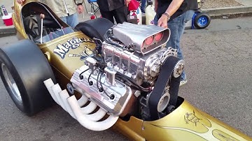 Winkle & Trapp "MAGICAR" AA/FD Fuel Dragster Created by Kent Fuller Debuted October 1964 Cackle Fest