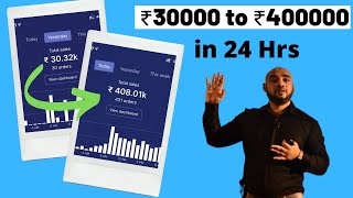 30k to ₹400k in 24 Hrs of Controlled Scaling