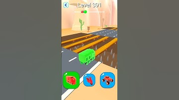 Shape-shifting Funny Race All Level Gameplay Walkthrough Master Level #391 BeamNG.drive #Shorts