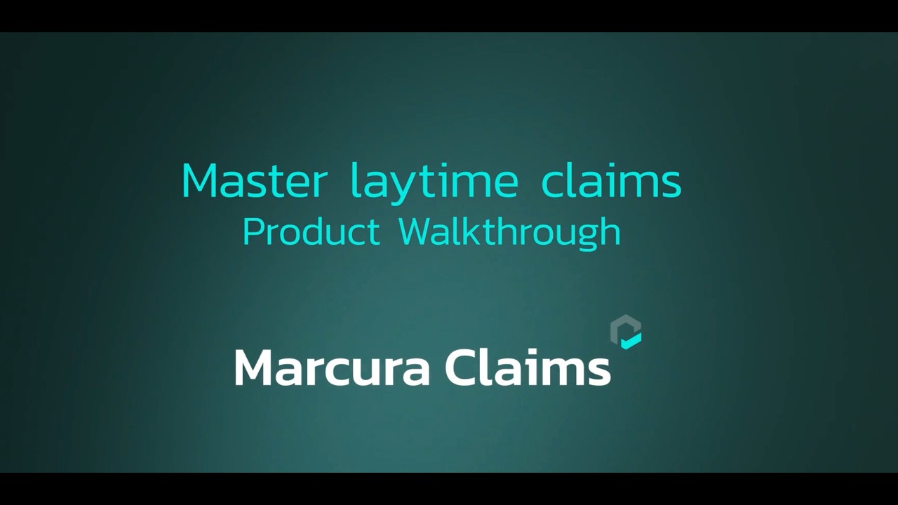 Master laytime claims with Marcura