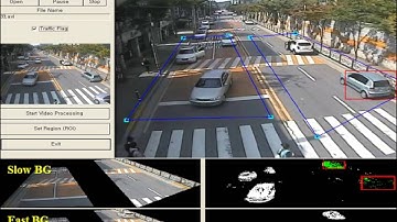 Parking Vehicles Detection Using Background Subtraction and Normalized Cross Correlation