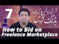 How to bid on freelance websites (Video 7)