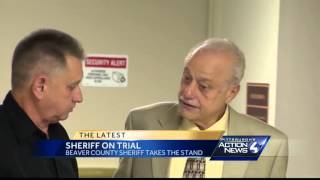 Beaver County sheriff takes stand in own defense