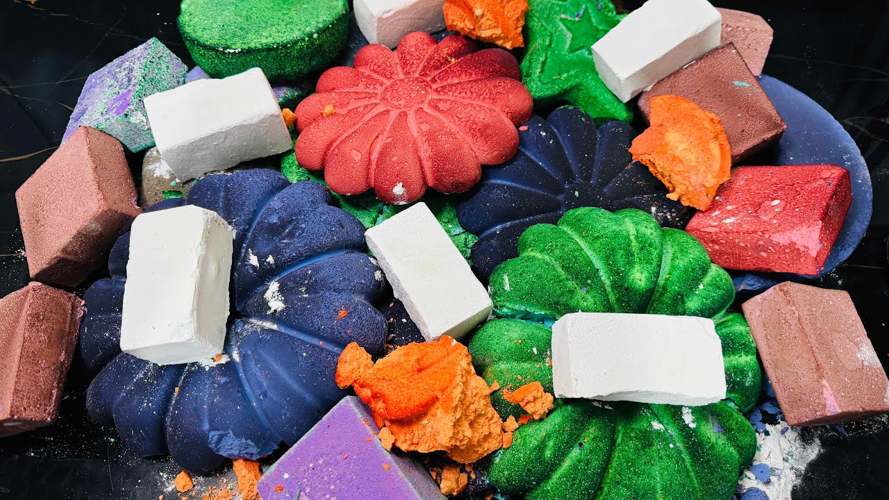 Reform Chalk ASMR Crush Video | Dyed Chalk ASMR Crush 