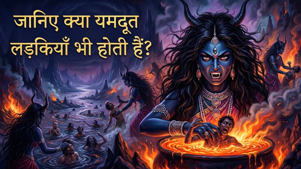 क्या यमदूत लड़कियाँ भी होती हैं? | Are There Female Yamdoots? | Shocking Truth from Garud Puran