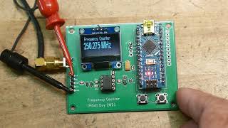 #985 Frequency Counter Project with PCB