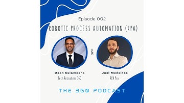 Robotic Process Automation (RPA) with Joel Medeiros - The 360 Podcast Episode 002