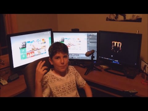 Epic 12 year old Gaming Setup - YouTube