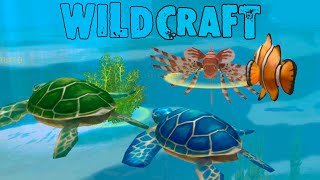 Прокачиваем ЧЕРЕПАШЕК в мире океана🐢🐢🐢 WildCraft