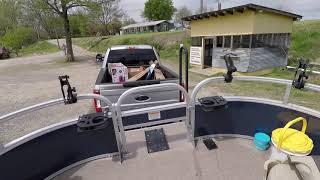 Launching and Retrieving  2021 Sun Tracker Bass Buggy 16 without a dock