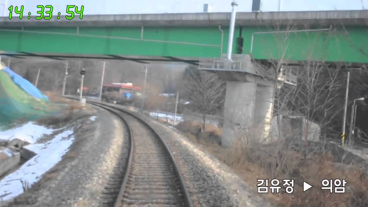 경춘선 남춘천→강촌 운행 동영상