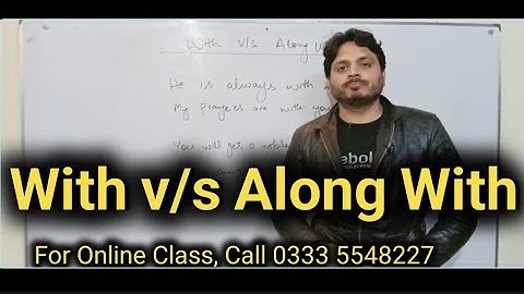 With v/s Along With | By Syed Ali Raza Kazmi