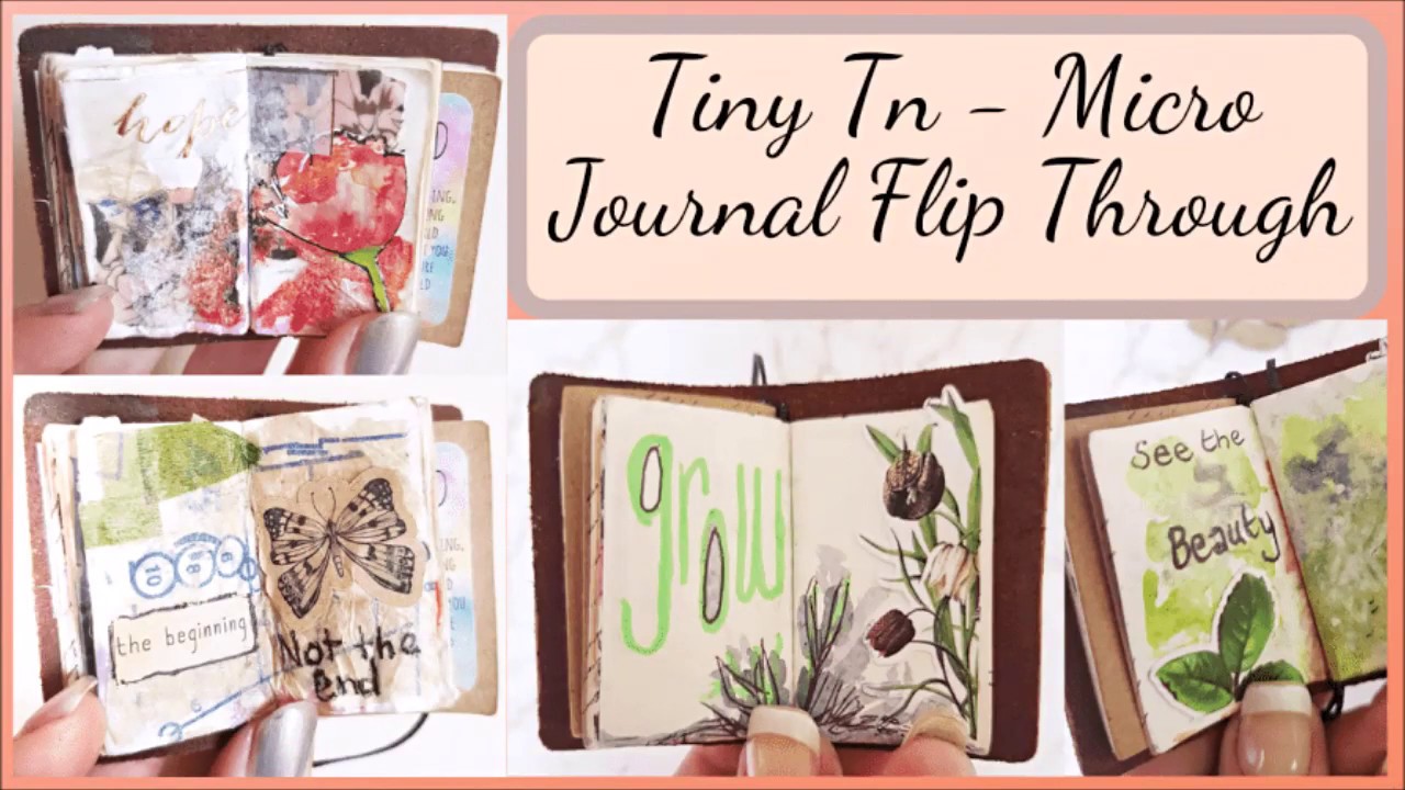 TINY TN Micro Art Journal - YouTube