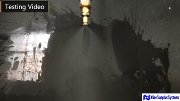 NSS - Testing Video of Mist Nozzle NS5475 (for disinfection)