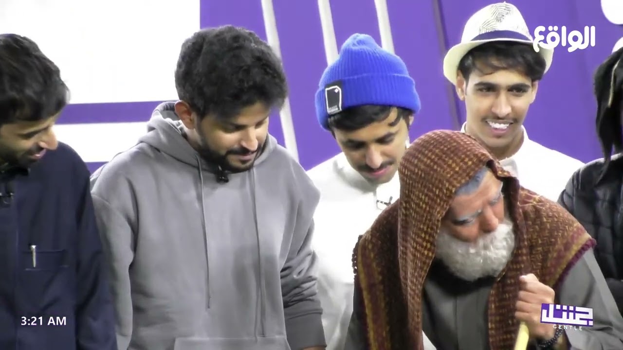 عودة عبدالعزيز بن رباح وجلسة المتسابقين معه #جنتل86