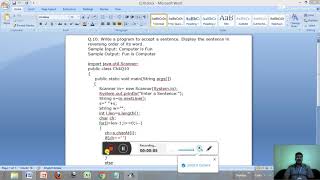 Class-10, Computer Applications, Ch-4, String Handling. Q.No.-VII(10).