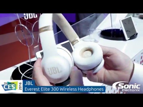 JBL Everest Elite 300 On-Ear Wireless Noise Canceling Headphones | CES 2016