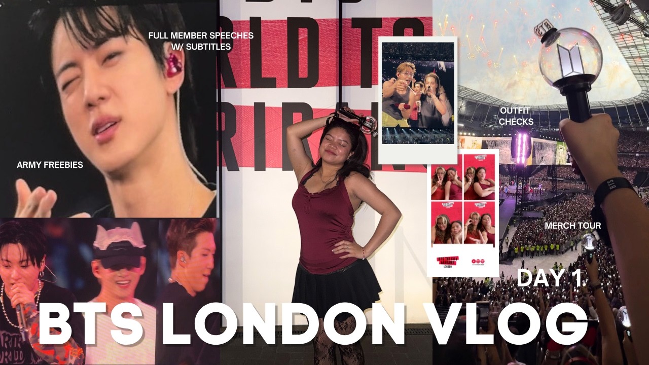 I Flew to London for BTS and It was Everything & more! 💜 - YouTube