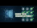 7 Forbidden Windows Settings You Need NOW 🤫(2026 Edition)