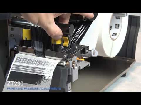 Zebra ZT230 How-To Load Media and Ribbon | Doovi