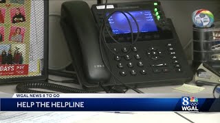 WGAL News 8, United Way of Lancaster team up to Help the Helpline