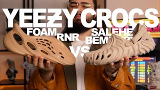 YEEZY FOAM RUNNER VS SALEHE BEMBURY CROCS! THE FOAM FOOTWEAR COMPARISON!