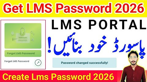 How To Get LMS Aagghi Portal Password 2026 | Make lms Password 2026 | Lms Password | The AIOU 