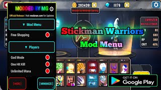 Stickman Warriors Mod Menu v2.1.1 Free Shopping | Android Gameplay screenshot 2